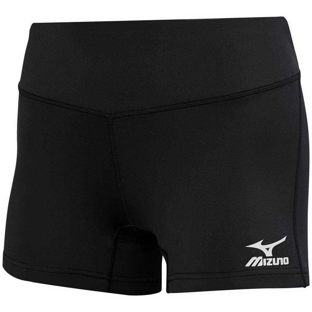Damske Šortky Mizuno Victory 3.5" Inseam Volejbalove Čierne Vypredaj HEVL49138